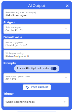 System prompt and dynamic prompt configuration