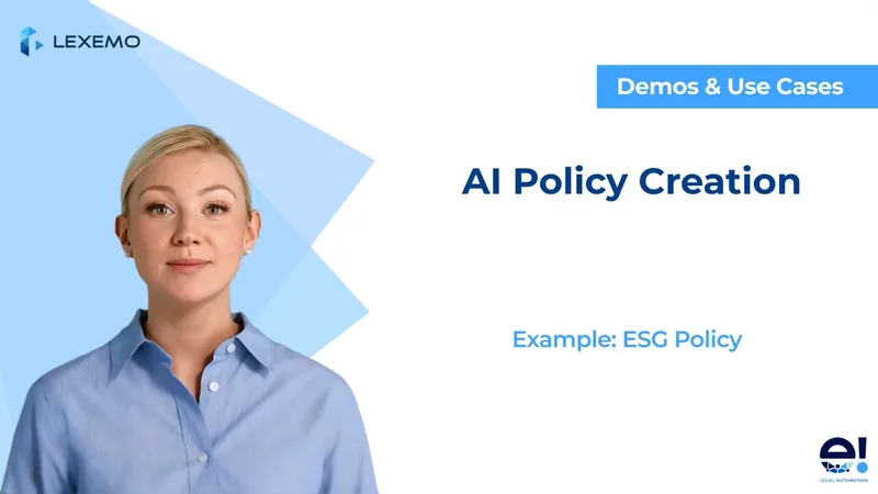 ESG Policy Drafting Bot: Auto-Generate ESG Policies with AI