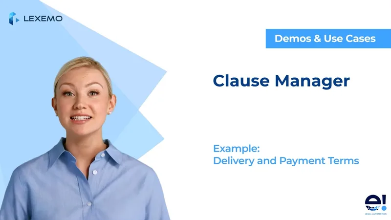 Clause Manager: Create & Manage Reusable Legal Clauses