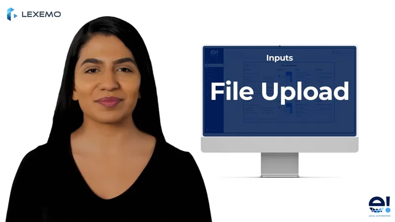 How to Add a File Upload Input to a Legal Bot in e!