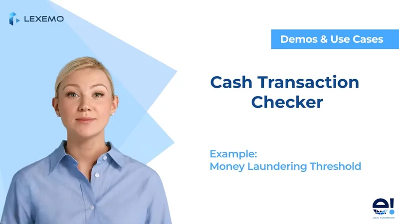 Money Laundering Threshold: Automate AML Compliance in e!