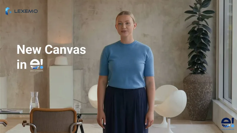 e! Canvas Tutorial: No-Code Legal Automation Workspace
