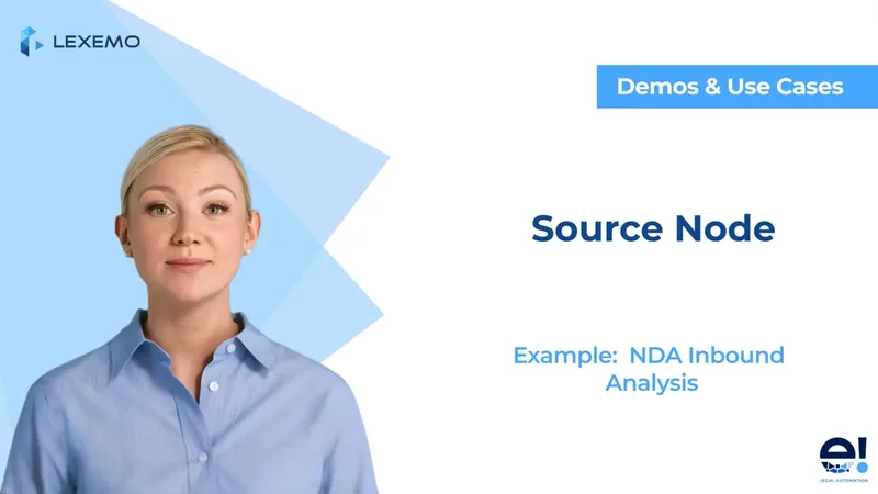 How to Use the Source Node to Trace AI Outputs in Lexemo e!